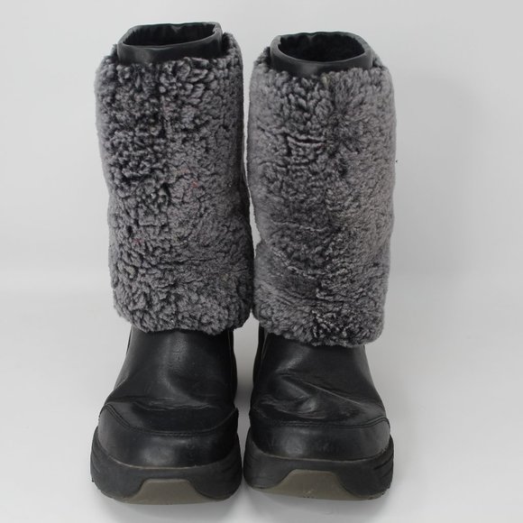 UGG Shoes - UGG Australia Marien Leather Sheepskin Boots sz 6